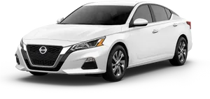 White Nissan Sedan New Model PNG image