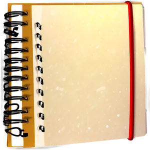 White Notebook Paper Png 05252024 PNG image
