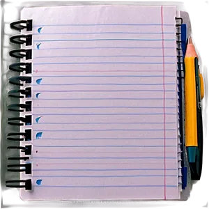 White Notebook Paper Png 76 PNG image