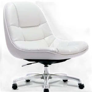 White Office Chair Png Kfa14 PNG image