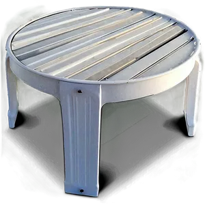 White Outdoor Table PNG 74