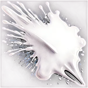 White Paint Splatter Background PNG Gik