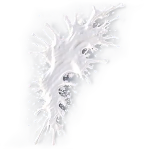 White Paint Splatter For Decor PNG 06122024