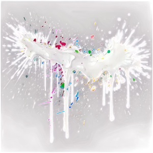 White Paint Splatter Textured PNG Heh67 PNG