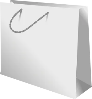 White Paper Shopping Bag