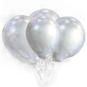 White Party Balloon PNG Urs71 PNG
