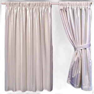 White Pencil Pleat Curtains PNG Qyp20 PNG