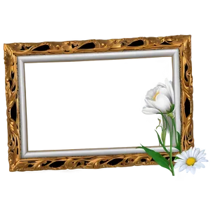White Photo Frame PNG 92