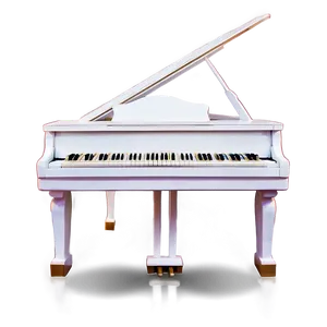 White Piano Png 05212024 PNG image