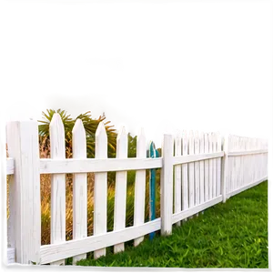 White Picket Fence Close-up PNG 47 PNG