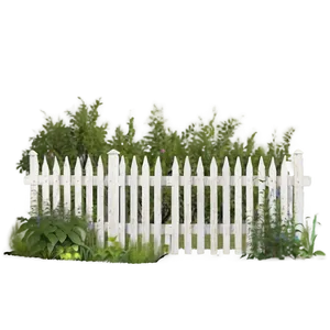 White Picket Fence PNG 26