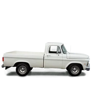 White Pickup Truck PNG 06252024