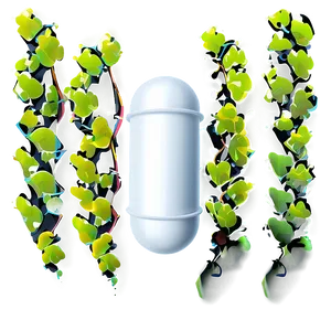 White Plastic Capsule PNG Grl