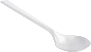 White Plastic Spoon PNG image