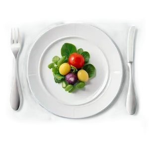 White Plate For Catering PNG Qmn