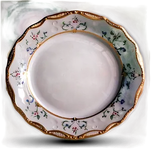 White Plate For Tea Party PNG Ept52 PNG