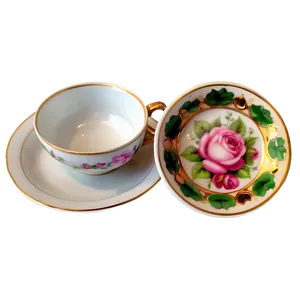 White Plate For Tea Party PNG Qpb PNG