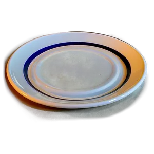 White Plate With Raised Rim PNG Iio76 PNG