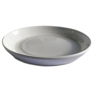 White Plate With Raised Rim PNG Ssd35 PNG