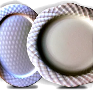White Plate With Subtle Pattern PNG Jqh PNG