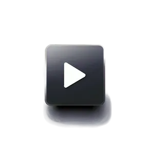 White Play Button Design Png 06212024 PNG image