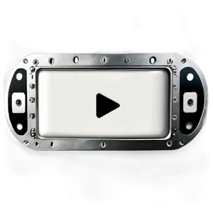 White Play Button For Music Player PNG Jhb31 PNG