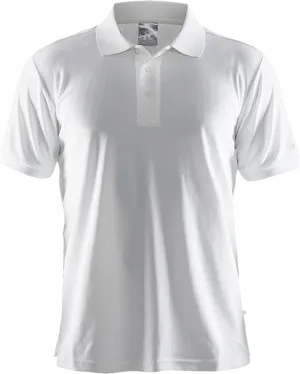 White Polo Shirt Mockup PNG image
