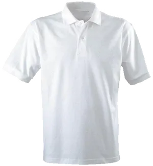 White Polo Shirt Product Display PNG image