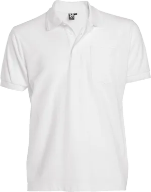 White Polo Shirt Product Photography PNG image