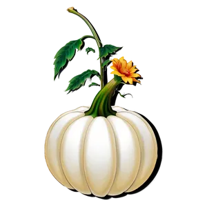 White Pumpkin Arrangement PNG 37 PNG