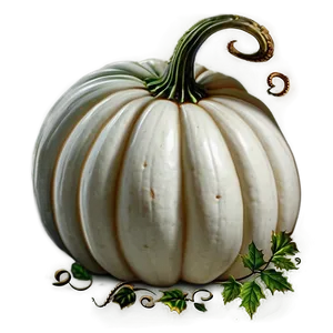 White Pumpkin Background PNG 95