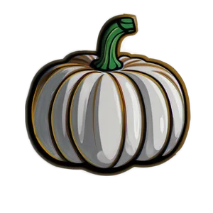 White Pumpkin Cartoon PNG Gjq46 PNG
