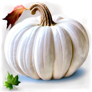 White Pumpkin Scene PNG Mfi PNG