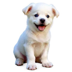 White Puppy PNG 05062024