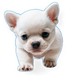 White Puppy PNG 91