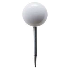 White Push Pin PNG Vvr
