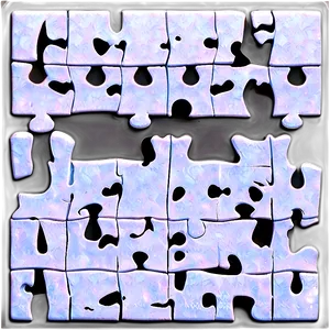 White Puzzle Pieces Png 13 PNG image