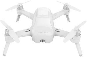 White Quadcopter Drone Isolated