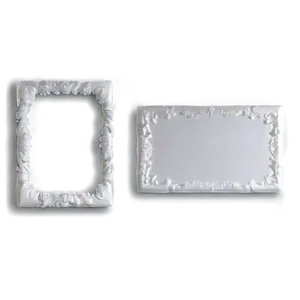 White Rectangle Design PNG 05252024