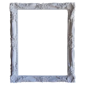 White Rectangle Frame Png 05252024 PNG image