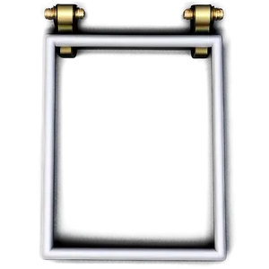 White Rectangle Thin Outline PNG 75 PNG