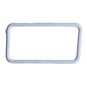 White Rectangle Thin Outline Png Sba78 PNG image