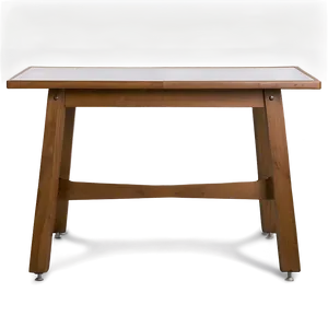 White Rectangular Table PNG Pea