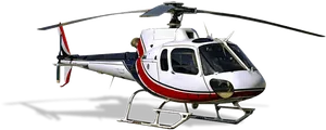 White Red Helicopter Black Background PNG image