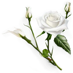 White Rose Flower Png 80 PNG image