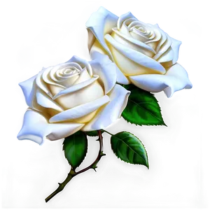 White Roses Flowers PNG Xsb75 PNG