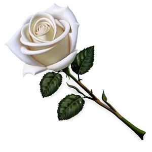 White Roses Wedding PNG 05042024