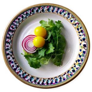 White Salad Plate Png Jnp PNG image