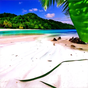 White Sandy Beach Paradise Png 83 PNG image