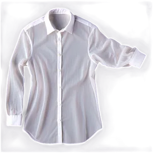 White Sheer Shirt Png 05252024 PNG image